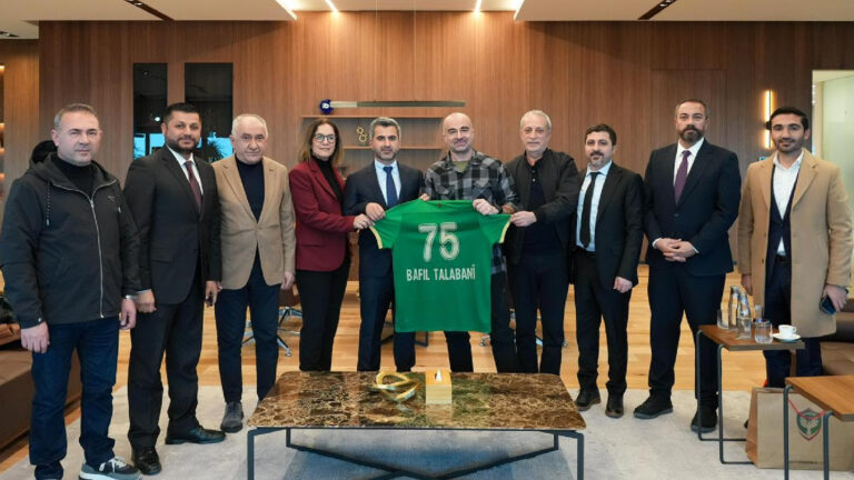 بافل طالباني يشيد بانجازات نادي آمد سبور الرياضي