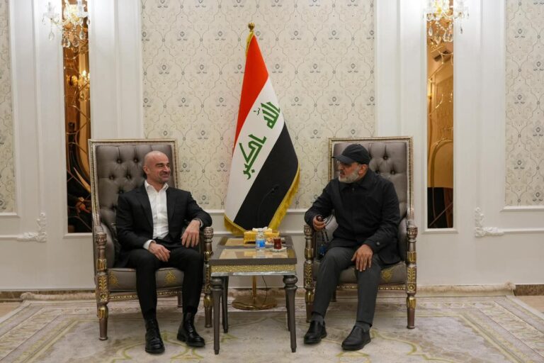 طالباني يلتقي الأمين العام لكتائب سيد الشهداء أبو ولاء الولائي