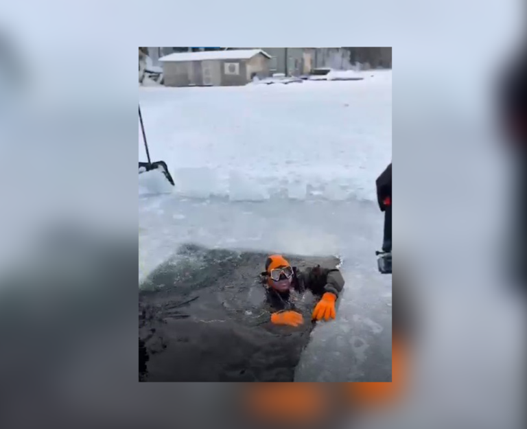 بالفيديو.. محمد المؤيد يصبح أول غواص جليد عراقي معتمد دوليًا