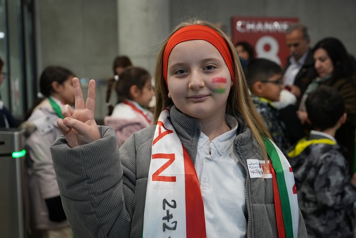 بالصور .. أطفال كوردستان يقدمون المساعدات لإخوتهم في روجافا