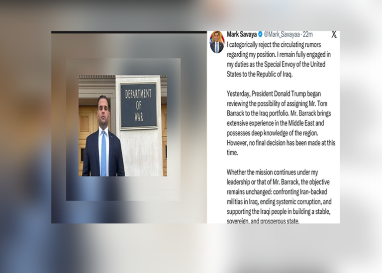 سافايا ينفي مغادرته منصبه: ارفض الشائعات