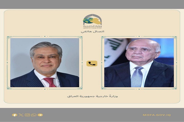 وزير الخارجية ونظيره الباكستاني يناقشان الجهود الدولية والاقليمية لوقف الحرب