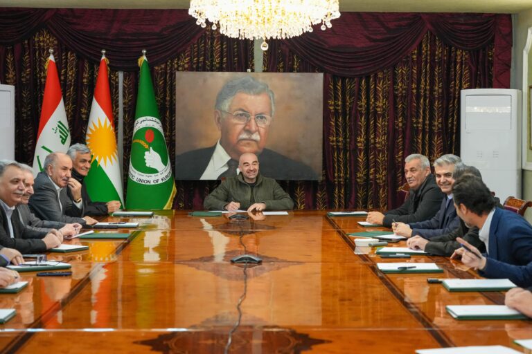 بإشراف بافل طالباني.. المكتب السياسي للاتحاد الوطني يبحث تطورات العراق والمنطقة