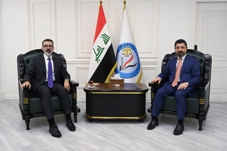 شواني وطه يبحثان التعاون بين وزارة العدل والحكومة المحلية في كركوك