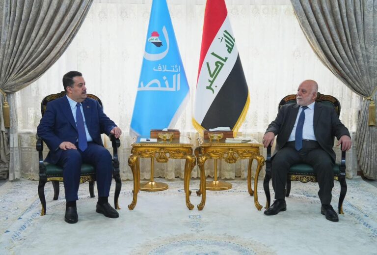 السوداني والعبادي يؤكدان أهمية التصدي لمحاولات زج العراق في الحرب